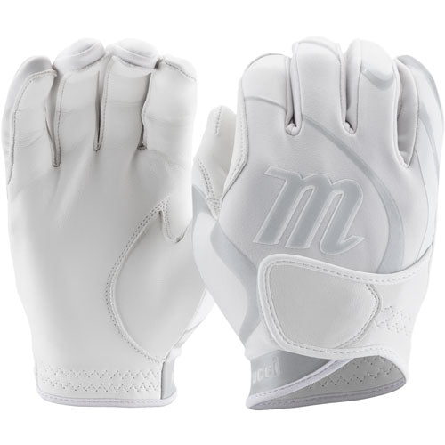 Marucci Verge Women's Fastpitch Batting Gloves: MBGVRG Accessories Marucci Small White 