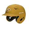 Rawlings Velo R16 Matte Batting Helmet Junior or Senior: R16MS / R16MJ Equipment Rawlings Light Gold - Senior 