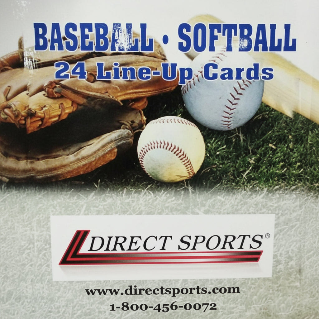 Glover's Baseball-Softball Line-Up Cards