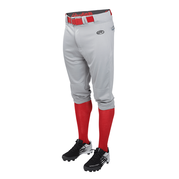 Rawlings Solid Launch Knicker Pant (Adult): LNCHKP Apparel Rawlings Small Gray 