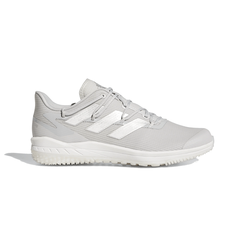 adidas Men's Adizero Afterburner 8 Turf Baseball Shoes, Grey/Silver/White / 14