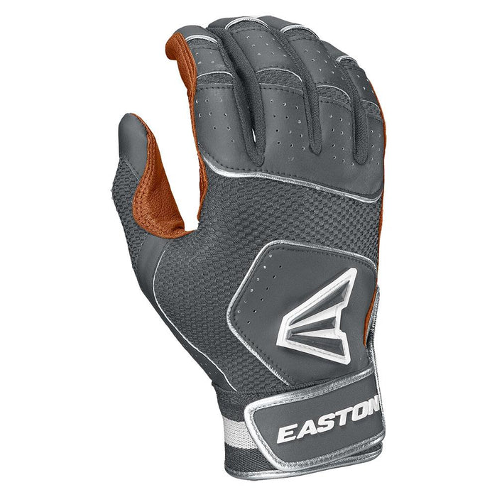 Easton Walk-Off NX™ Adult Batting Gloves: A121252 Equipment Easton Small Gray 