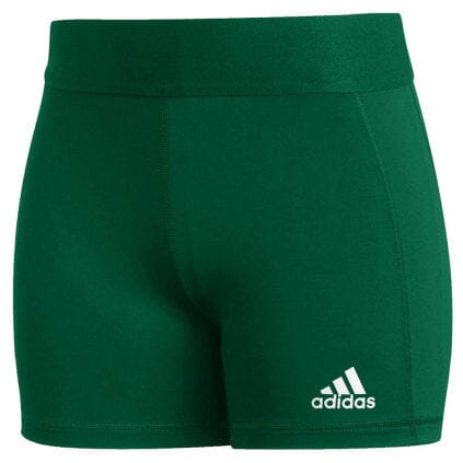 Adidas Womens 4 Inch Spandex Shorts: CD9592 Volleyballs Adidas XXS Dark Green 