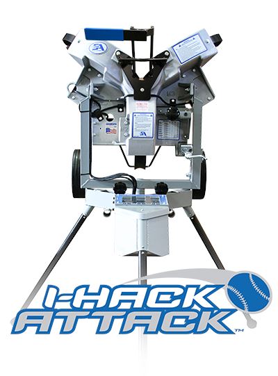 I-Hack Attack Baseball Pitching Machine Training & Field Hack Attack 