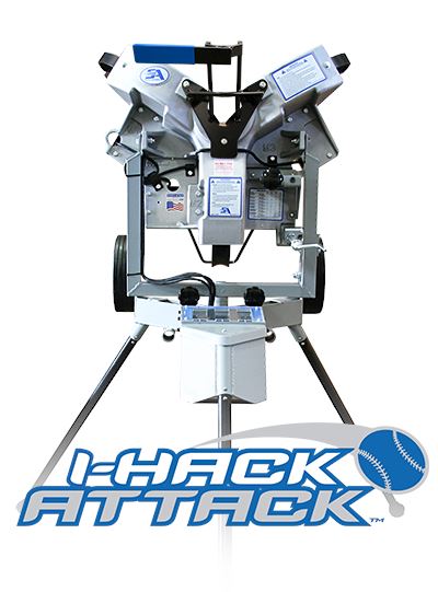 I-Hack Attack Baseball Pitching Machine Training & Field Hack Attack 