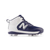 New Balance J3000 v6 Rubber Molded Youth Cleat Footwear New Balance 1 Navy 