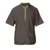 Easton M5 Cage Short Sleeve Jacket: A167601 Apparel Easton Granite/Torq Green Medium 