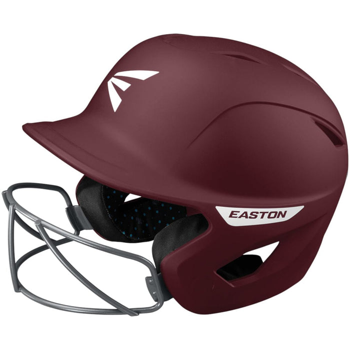 Easton Ghost Solid T-Ball/Fastpitch Helmet with Facemask: A168554 Equipment Easton Maroon 