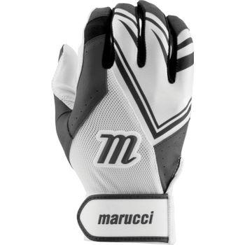 Marucci F5 Batting Gloves: MBGF5 Equipment Marucci White/Black Small 