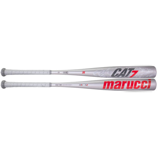 Marucci Cat 7 Silver BBCOR Baseball Bat -3oz: MCBC72S Bats Marucci 31" 28 oz 