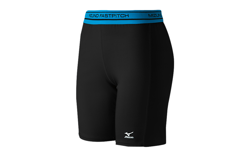 Mizuno Women's Low Rise Compression Sliding Short: 350545 Apparel Mizuno Black Large 