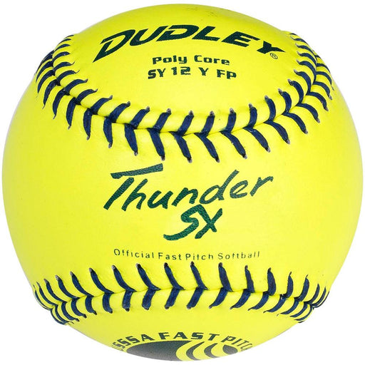 Dudley Thunder SY USSSA Fastpitch 12 Inch Synthetic Softball - One Dozen: 4U913Y Balls Dudley 