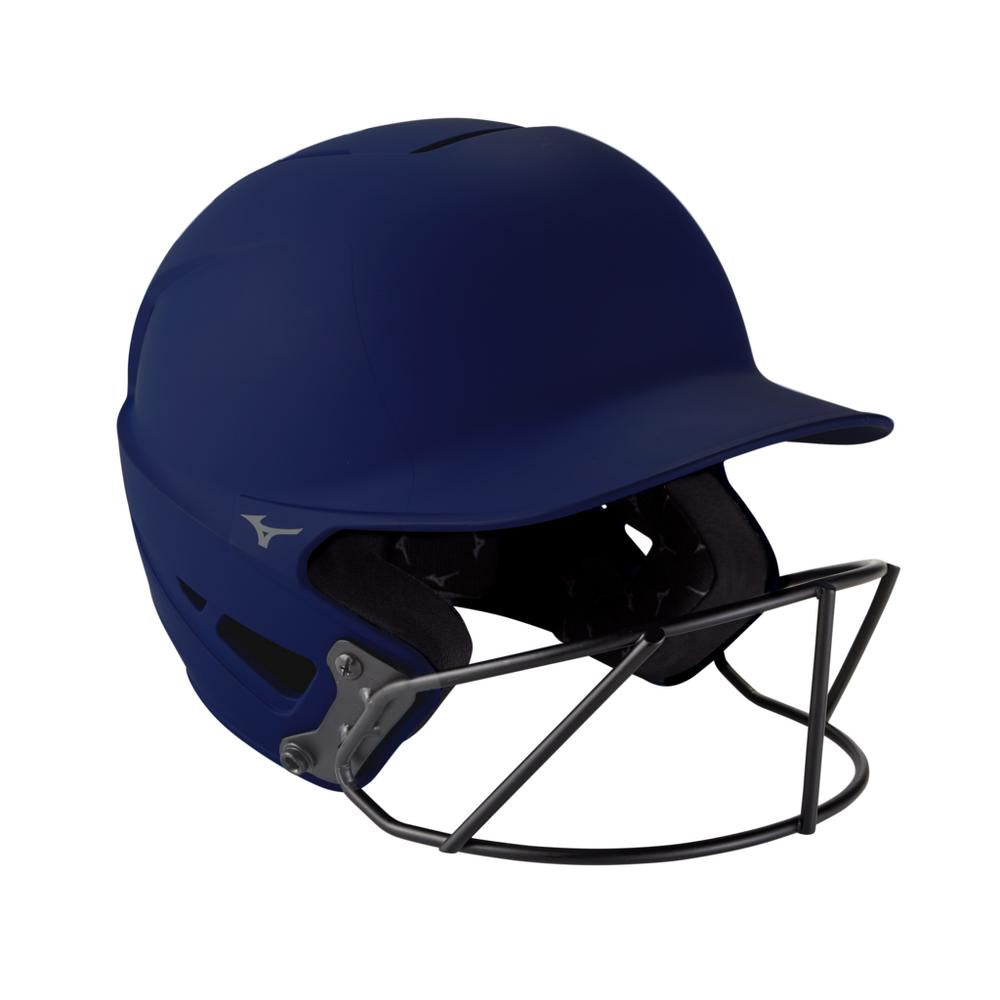 Mizuno F6 Fastpitch Softball Batting Helmet - Solid Color Equipment Mizuno Gray Small-Medium 