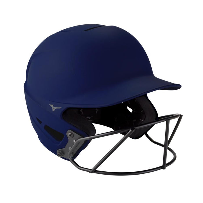 Mizuno F6 Fastpitch Softball Batting Helmet - Solid Color Equipment Mizuno Navy Small-Medium 