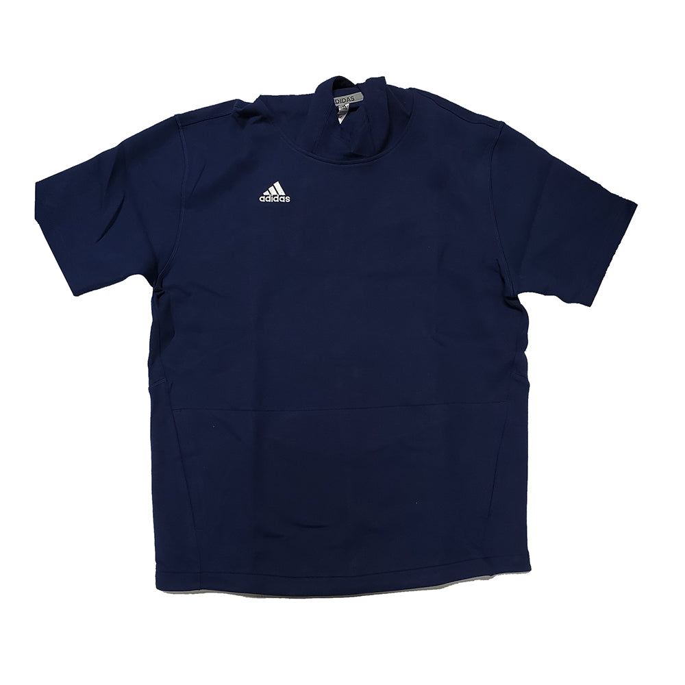 Adidas Men&#39;s Icon Short Sleeve Hoodie Apparel Adidas Small Navy 