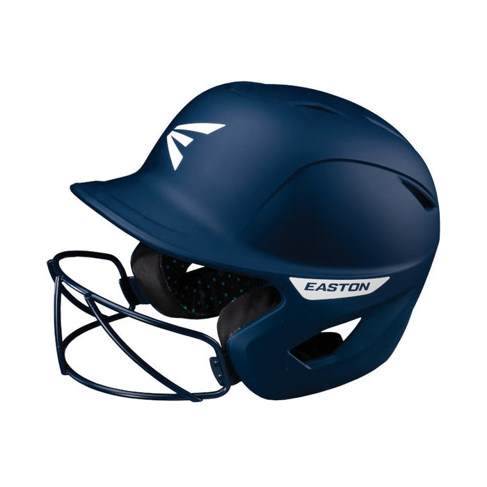 Easton Ghost Solid T-Ball/Fastpitch Helmet with Facemask: A168554 Equipment Easton Navy 