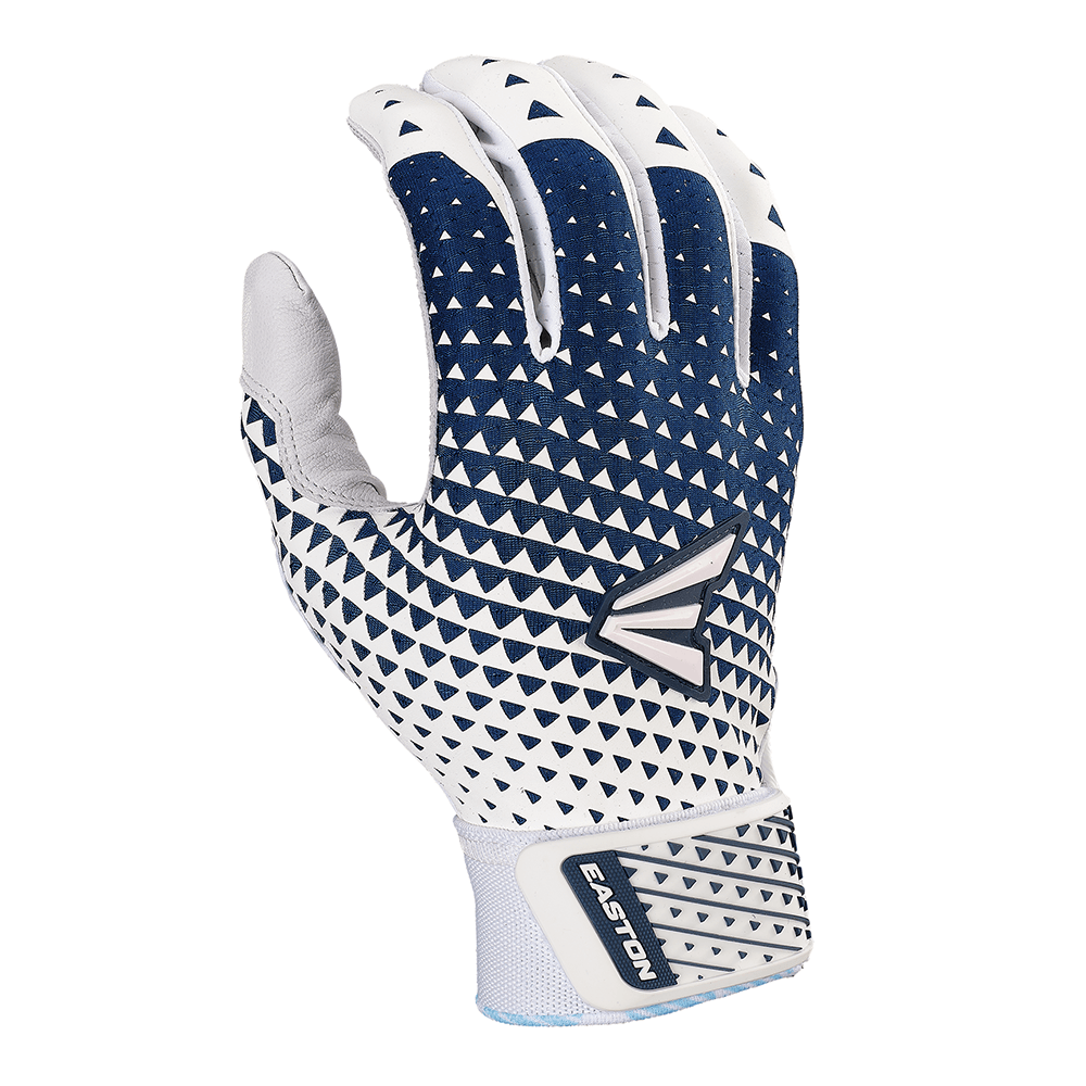 Easton Ghost NX Women&#39;s Adult Batting Gloves: Ghost NX Accessories Easton Small White - Navy 
