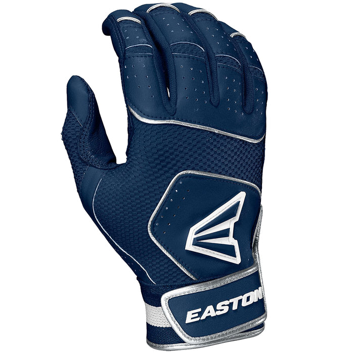 Easton Walk-Off NX™ Adult Batting Gloves: A121252 Equipment Easton Small Navy 