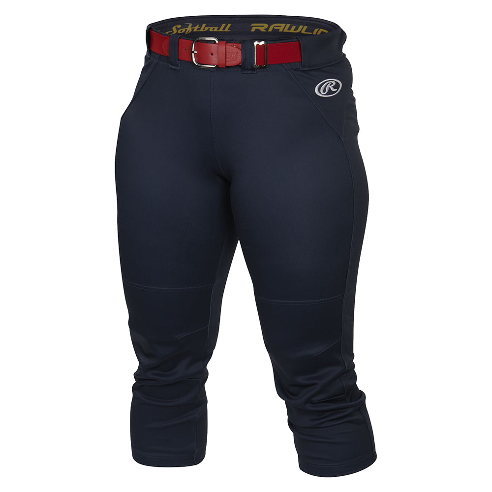 Rawlings Women’s Yoga Style Softball Pant: WYP Apparel Rawlings X-Small Navy 
