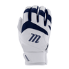 Marucci Youth Signature Batting Gloves: MBGSGN3Y Equipment Marucci Small White-Navy 