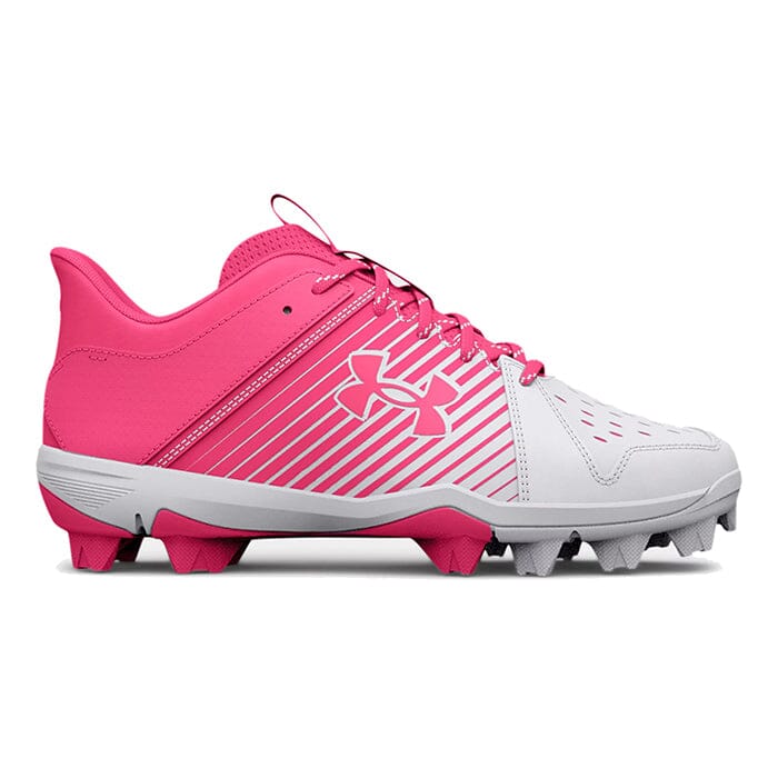 Under Armour Youth UA Leadoff Low RM Jr. Baseball Cleats: 3025600 Footwear Under Armour 1 Pink 
