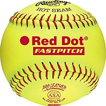 Rawlings Red Dot Fastpitch USA (ASA) & NFHS Softball - One Dozen: PX2RYLAH Balls Rawlings 