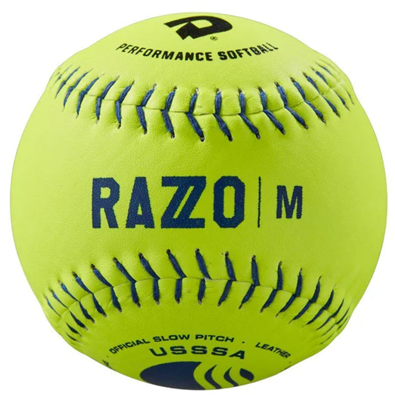 DeMarini Razzo Classic M USSSA Leather 40-325 - One Dozen: WTDRZML12UB Balls DeMarini 