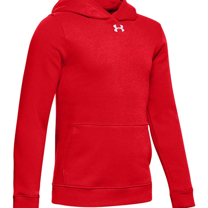 Under Armour Youth UA Hustle Fleece Hoodie Apparel Under Armour Small Red 