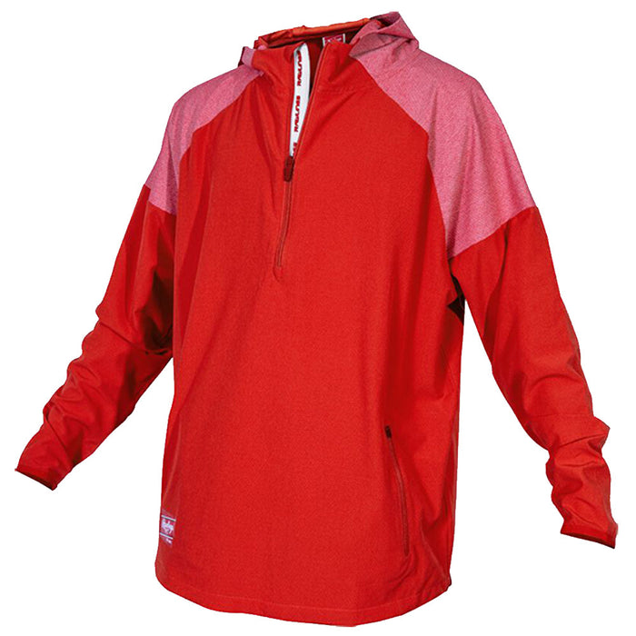 Rawlings Colorsync Long-Sleeve Adult Batting Jacket: CSLSJ Apparel Rawlings Small Red 