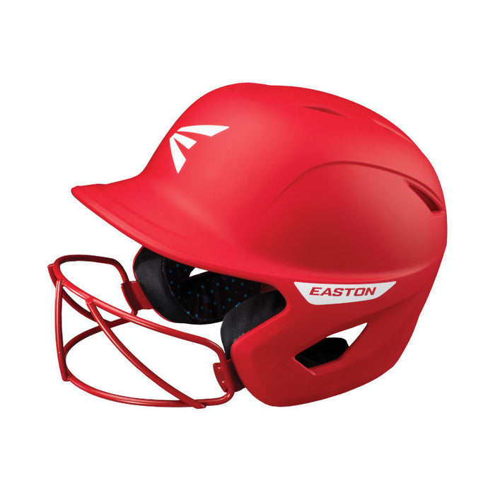 Easton Ghost Solid T-Ball/Fastpitch Helmet with Facemask: A168554 Equipment Easton Red 