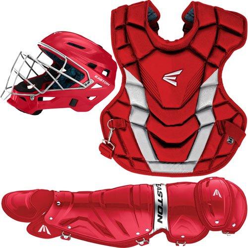 Easton Gametime Youth Box Catcher&#39;s Set: A165429 Equipment Easton Red-Silver 