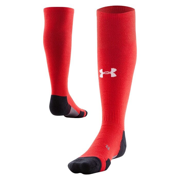 Under Armour Unisex UA Team Over-The-Calf Socks: 1367822 Apparel Under Armour Medium Red 