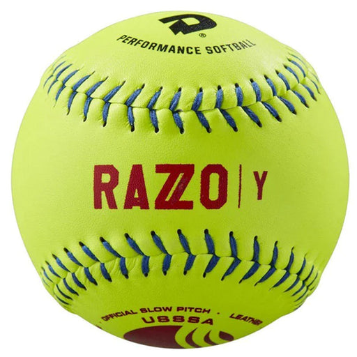 DeMarini Razzo Classic Plus USSSA Leather 52-300 - One Dozen: WTDRZYL12UB Balls DeMarini 