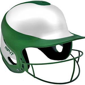 Rip-It Vision Pro Softball Batting Helmet: Size X-Small (Gloss) Equipment Rip-It Dark Green Youth 