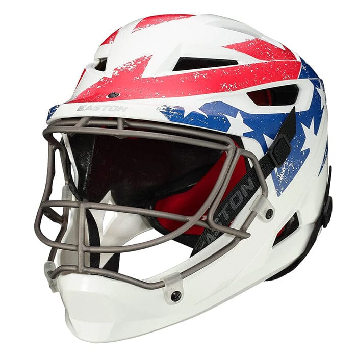 Easton Hellcat Slowpitch Softball Fielding/Pitching Helmet: EPRO16/17 Equipment Easton Large/XL Stars & Stripes 