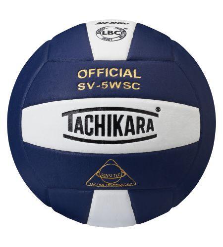 Tachikara Composite Volleyball: SV5WSC Volleyballs Tachikara Navy-White 