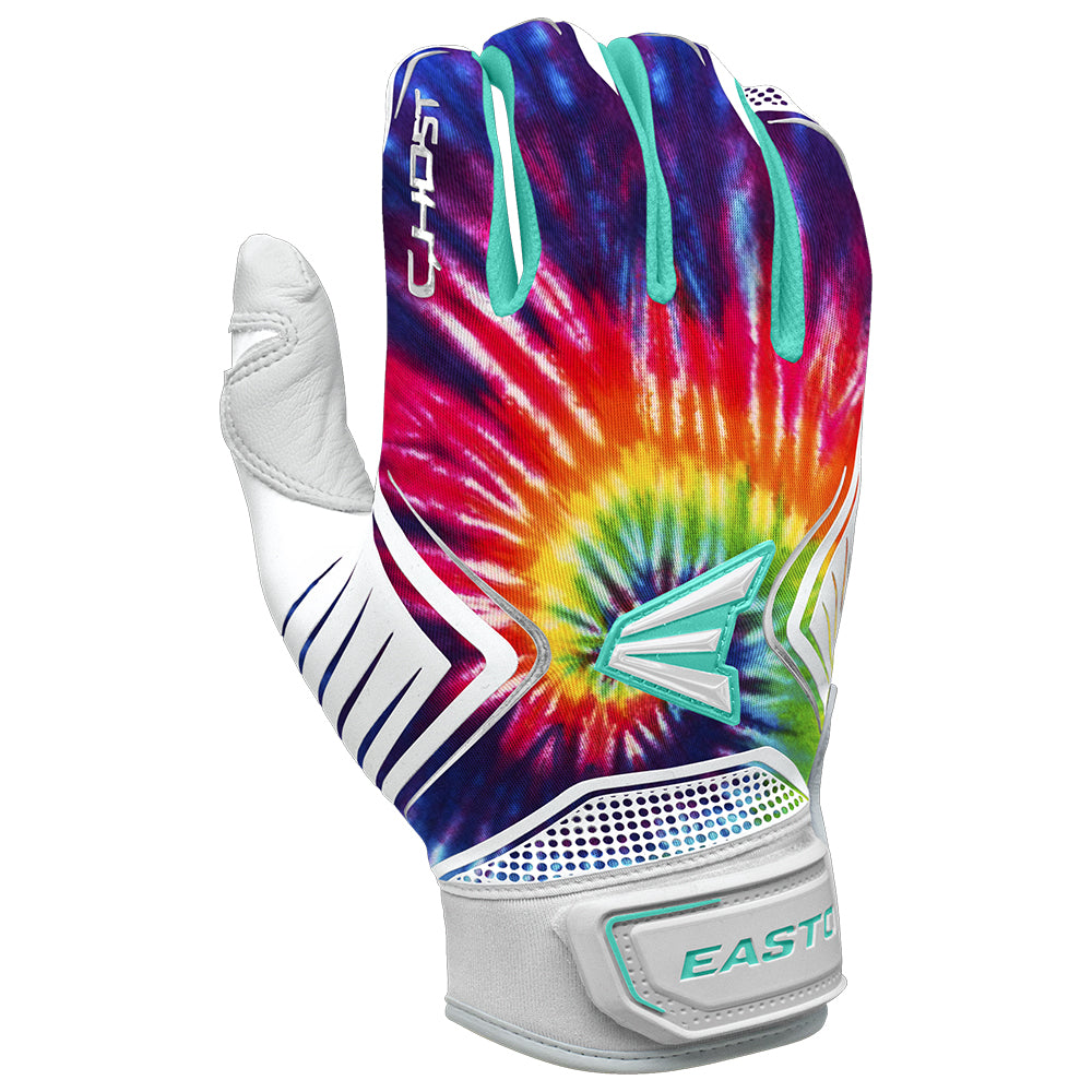 Easton Women's Ghost Fastpitch Batting Glove: A12118 Equipment Easton Small Tie Dye 