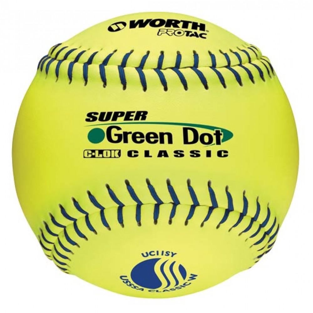 Worth UC11CY 11 Inch USSSA Slowpitch Softball (Dozen): UC11CY Balls Worth 