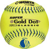Worth Pro-Tac Classic M 12 Inch USSSA Softball (Dozen): UC12SY Balls Worth Dozen (12 balls) 
