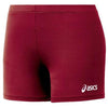 Asics 4 Inch Spandex Court Short: BT936 Volleyballs Asics Cardinal XXS 