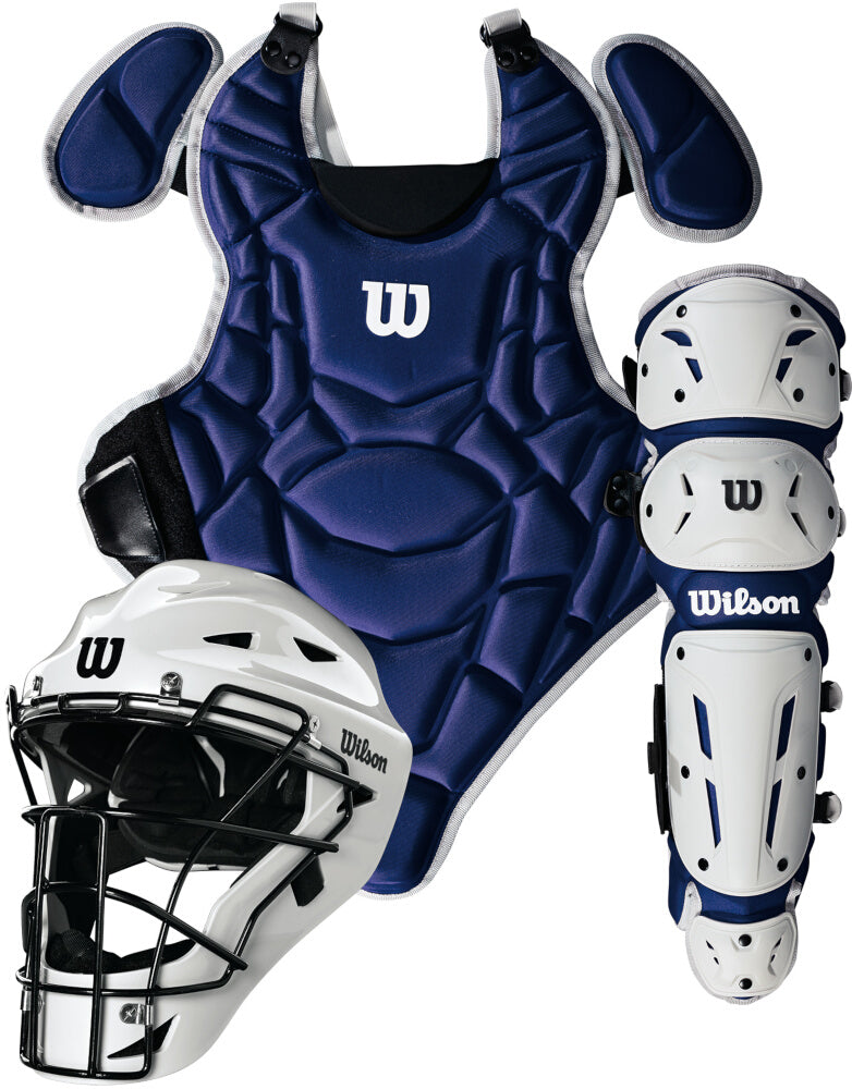 Wilson EZ Gear 2.0 Youth Catcher's Gear Kit Royal / S/M