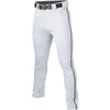 Easton Rival+ Adult Piped Pant: Rival+ Apparel Easton White/Black X-Small 