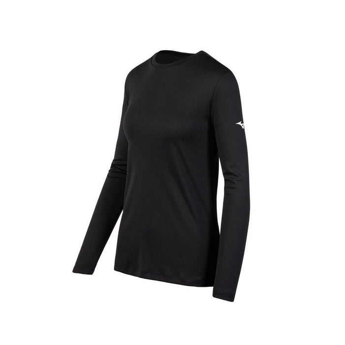 Mizuno Women's Long Sleeve T-Shirt: 530044 Apparel Mizuno Small Black 