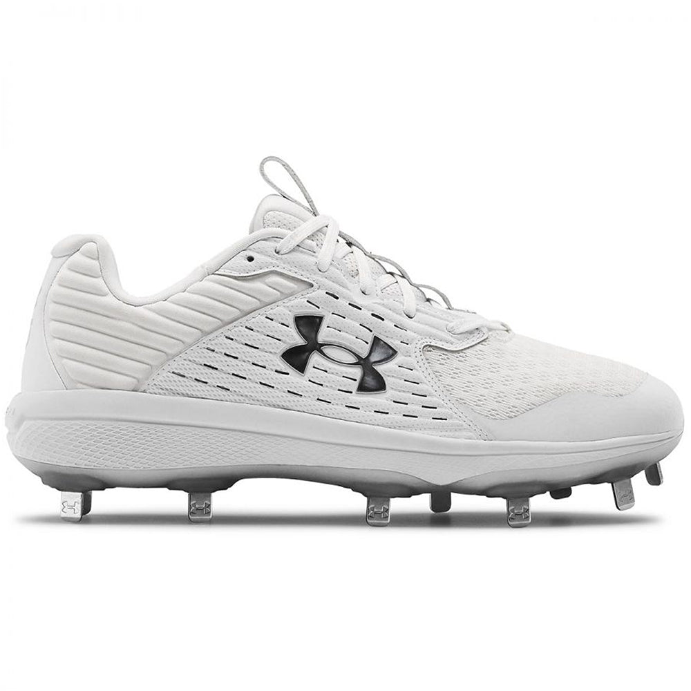 Men's UA Yard MT Baseball Cleats: 3022999 Equipment Under Armour 6.5 Black-Silver 