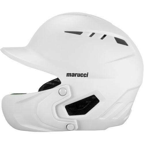 Marucci Duravent Universal Baseball Batting Helmets (Junior or Senior): MBHDVJG Equipment Marucci White Senior-7 1/8"-7 1/2" 