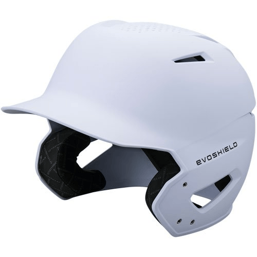 Evoshield XVT Batting Helmet Matte Finish Equipment EvoShield Youth White 