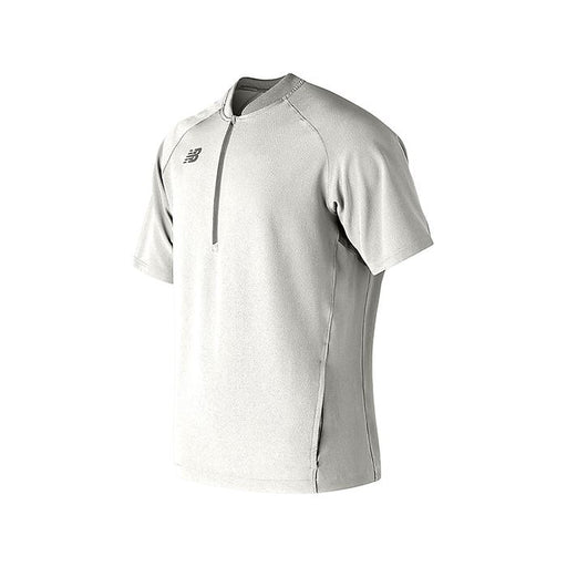 New Balance Short Sleeve 3000 Batting Jacket: MT73706 Apparel New Balance Small White 