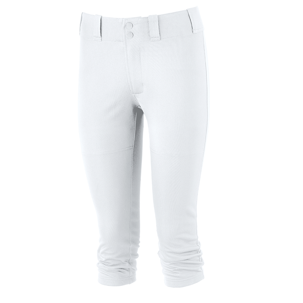 Mizuno Women&#39;s Prospect Fastpitch Softball Pant - Youth Apparel Mizuno Small White 