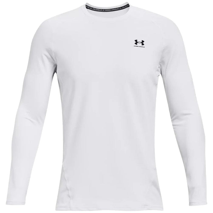 Under Armour Men's ColdGear Armour Fitted Crew Apparel Under Armour X-Small White 