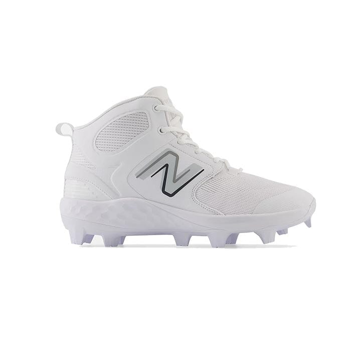 white high top baseball cleats